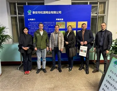 La industria de Tai'an Songyuan recibió recientemente a una delegación rusa y...